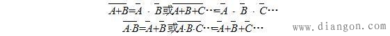 逻辑代数基本公式