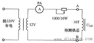 调电流测压计算法确定变压器铁芯每伏匝数