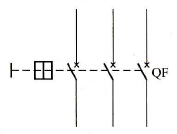 低压断路器在电路图中的符号